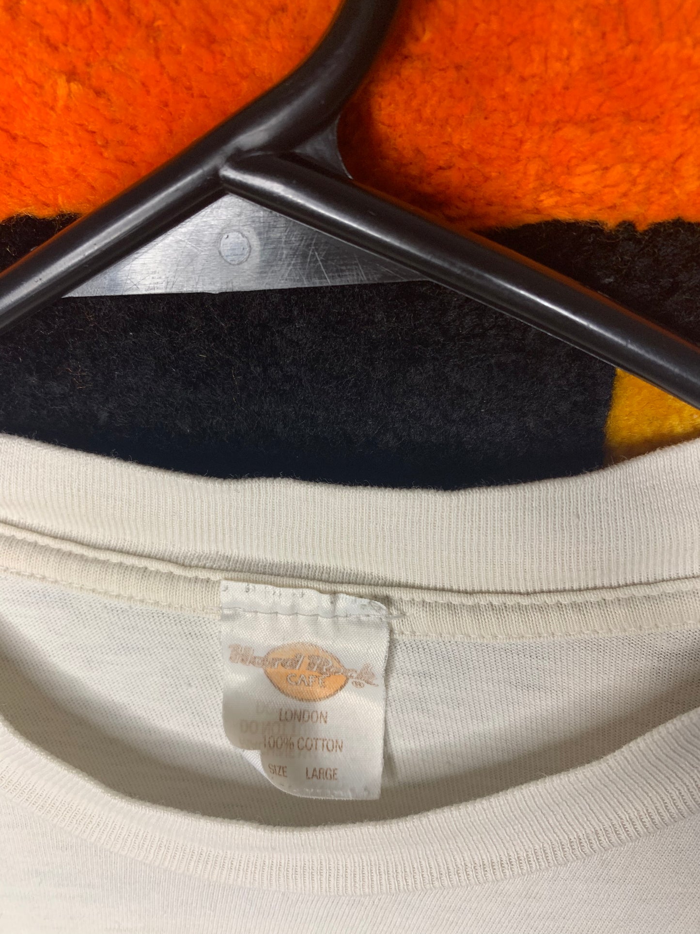 1990 London Peter Max Hard Rock Cafe Tee (L)