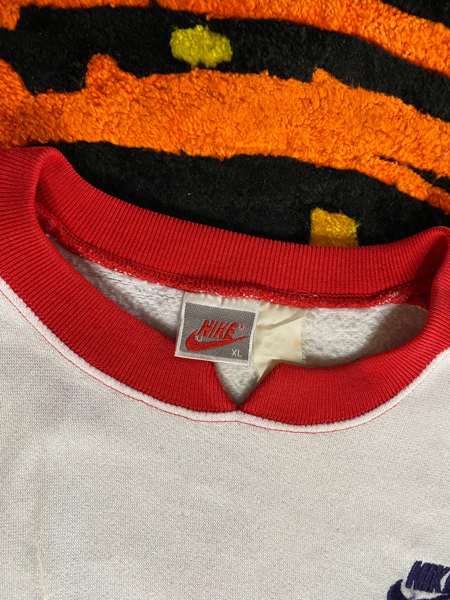 80s Nike Color Block Crewneck (XL)