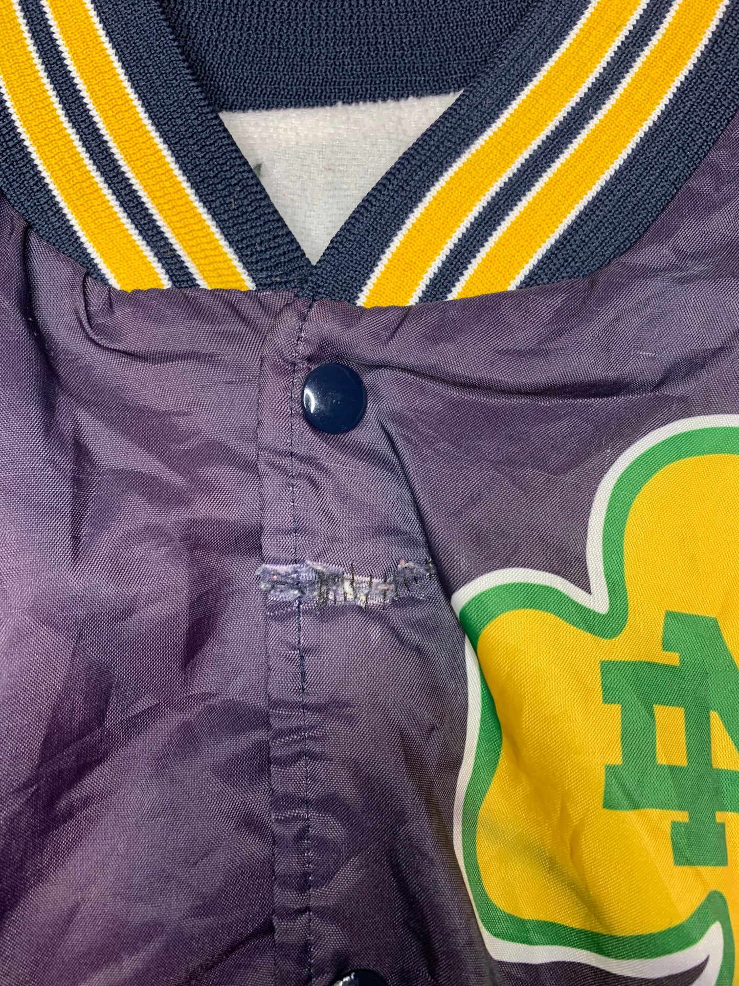 90s Notre Dame Chalk Line Jacket (L)