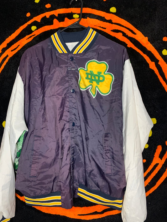 90s Notre Dame Chalk Line Jacket (L)