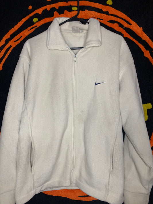 80s Nike Fleece Zip Up (L)