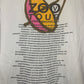 1992 U2 Broadcast Tour Tee Sz L