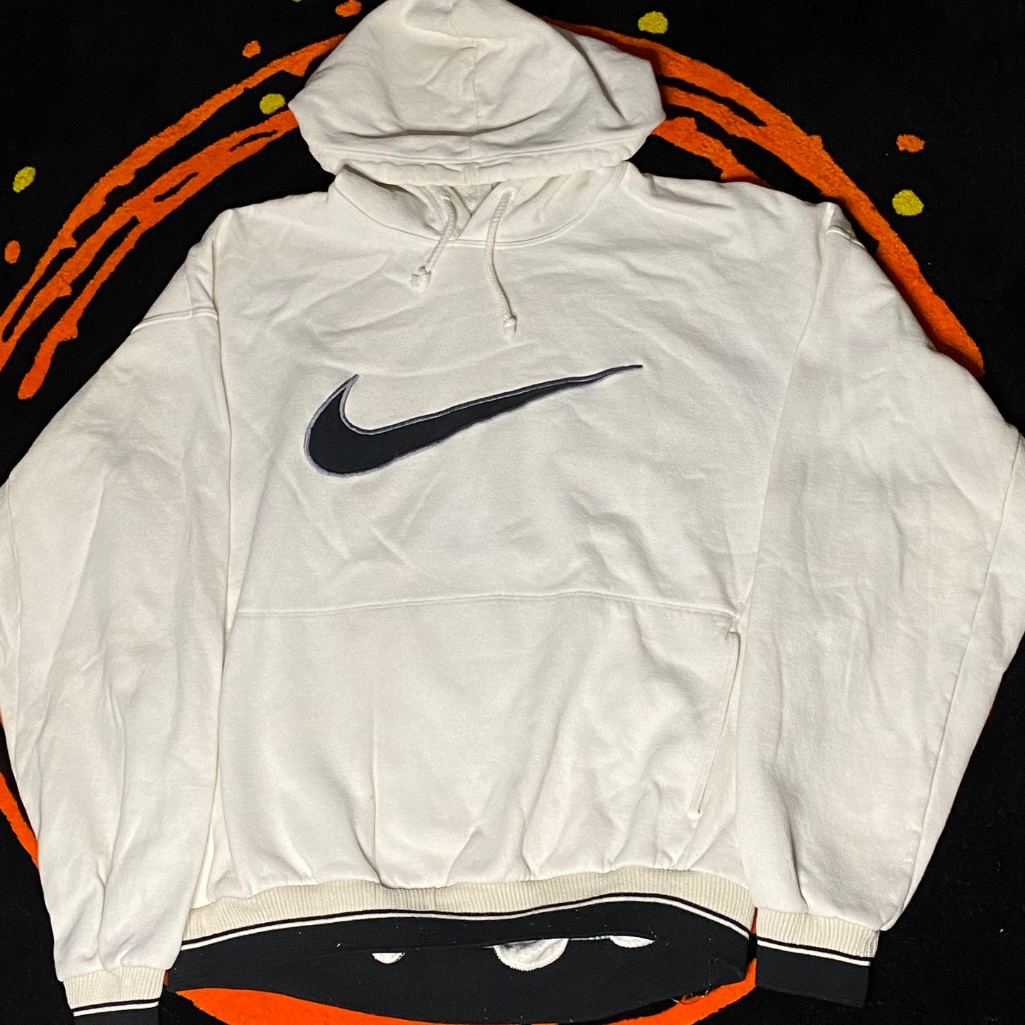 90s Nike Big Center Swoosh Hoodie (XL)